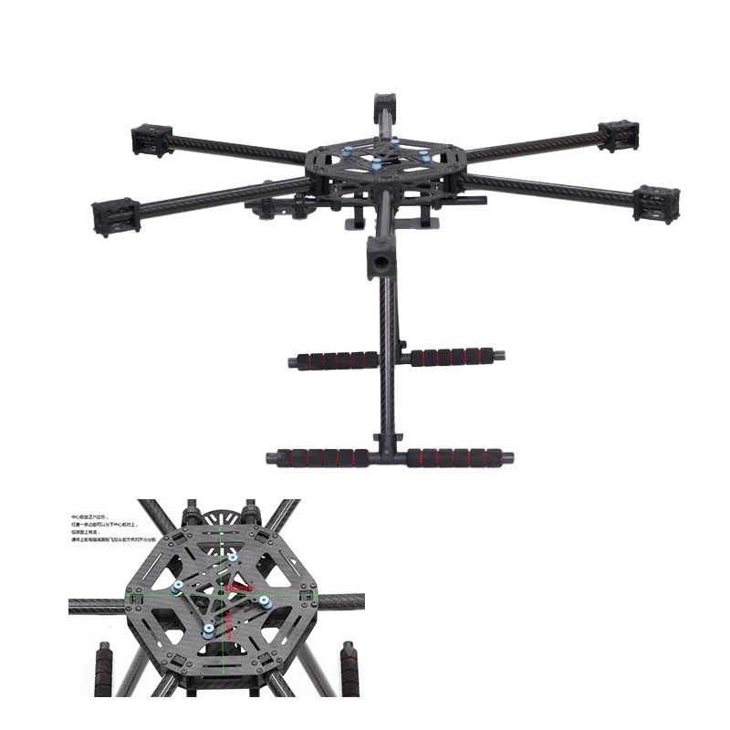 Drone Kit Hexacopter - LJI X600-X6 Hexacopter Frame Kit with