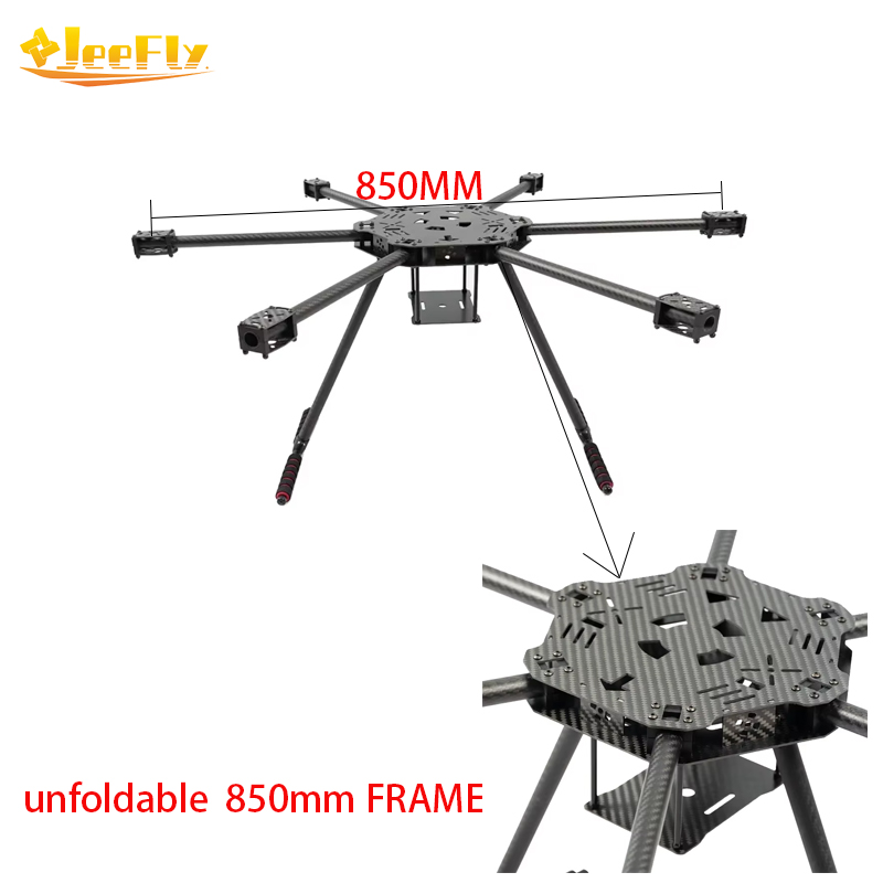 Drone Kit Hexacopter - F850 Full Carbon Fiber Hexacopter Frame