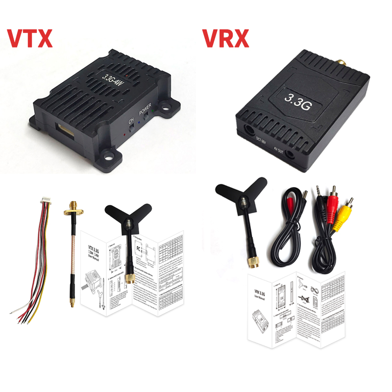 Drone Kit Long Range - 3.3G 4W FPV VTX 8CH 4000mW