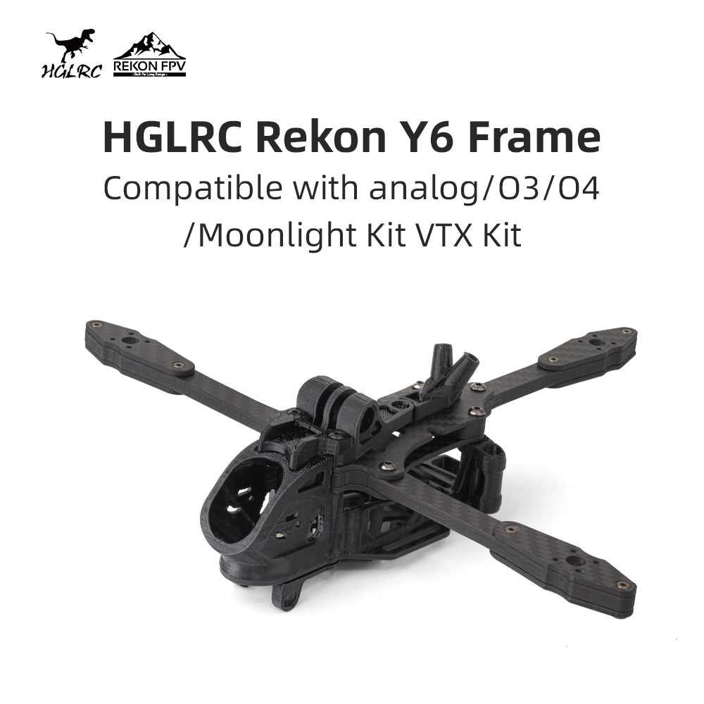 Drone Kit Hexacopter - HGLRC Rekon Y6 Frame Kit 5