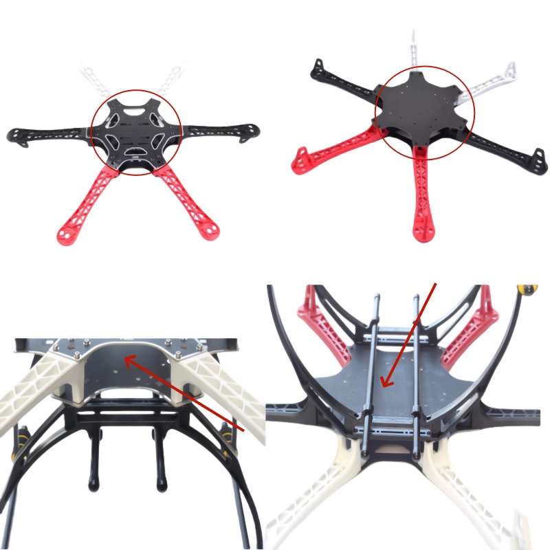 F550 Carbon Fiber Quadcopter H - Drone Kit Hexacopter のレビューと価格