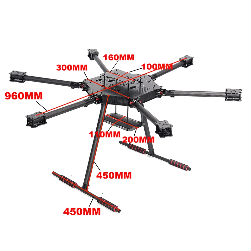 ZD850 ZD960 Full Carbon Fiber  - Drone Kit Heavy Lift のレビューと価格