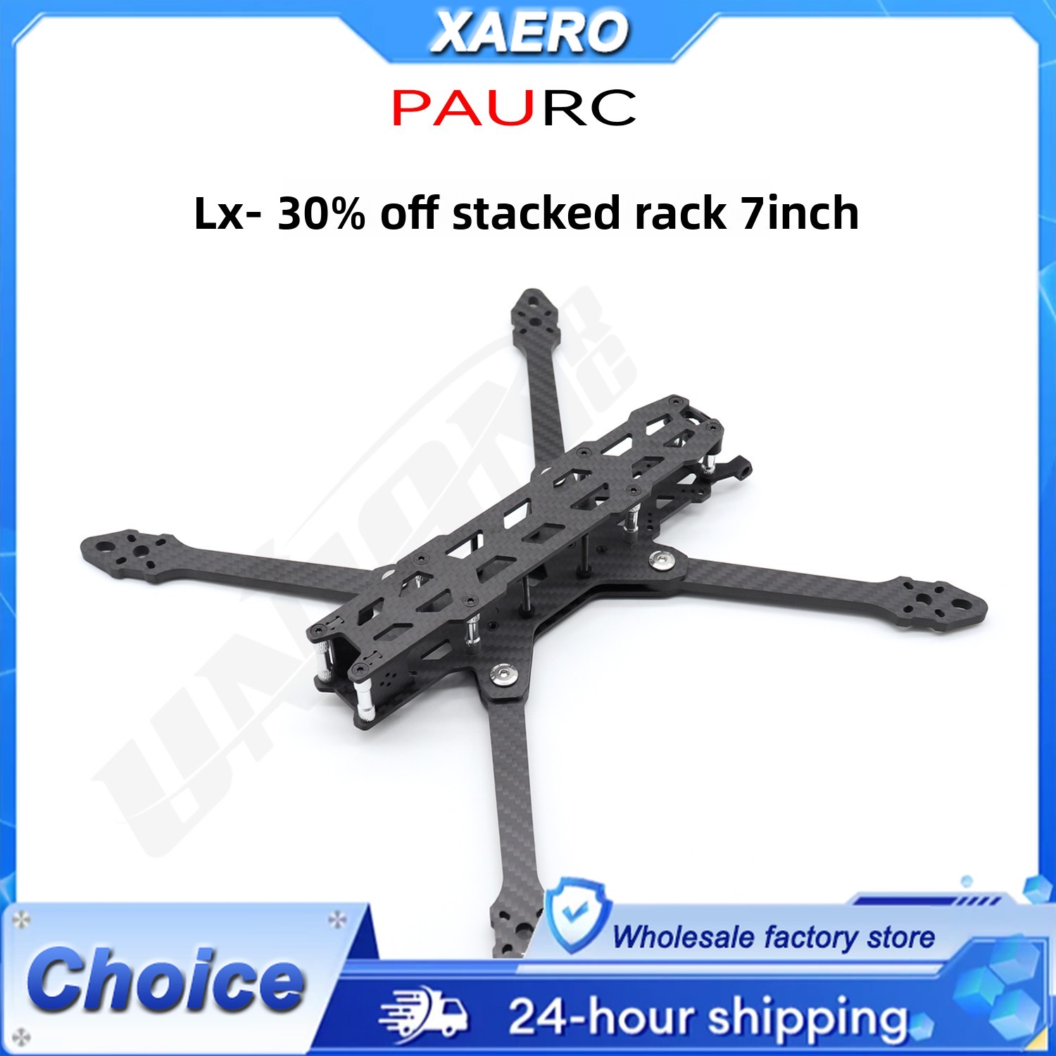 PAURC LX-7 Foldable 7 Inch FPV - Drone Kit Long Range のレビューと価格