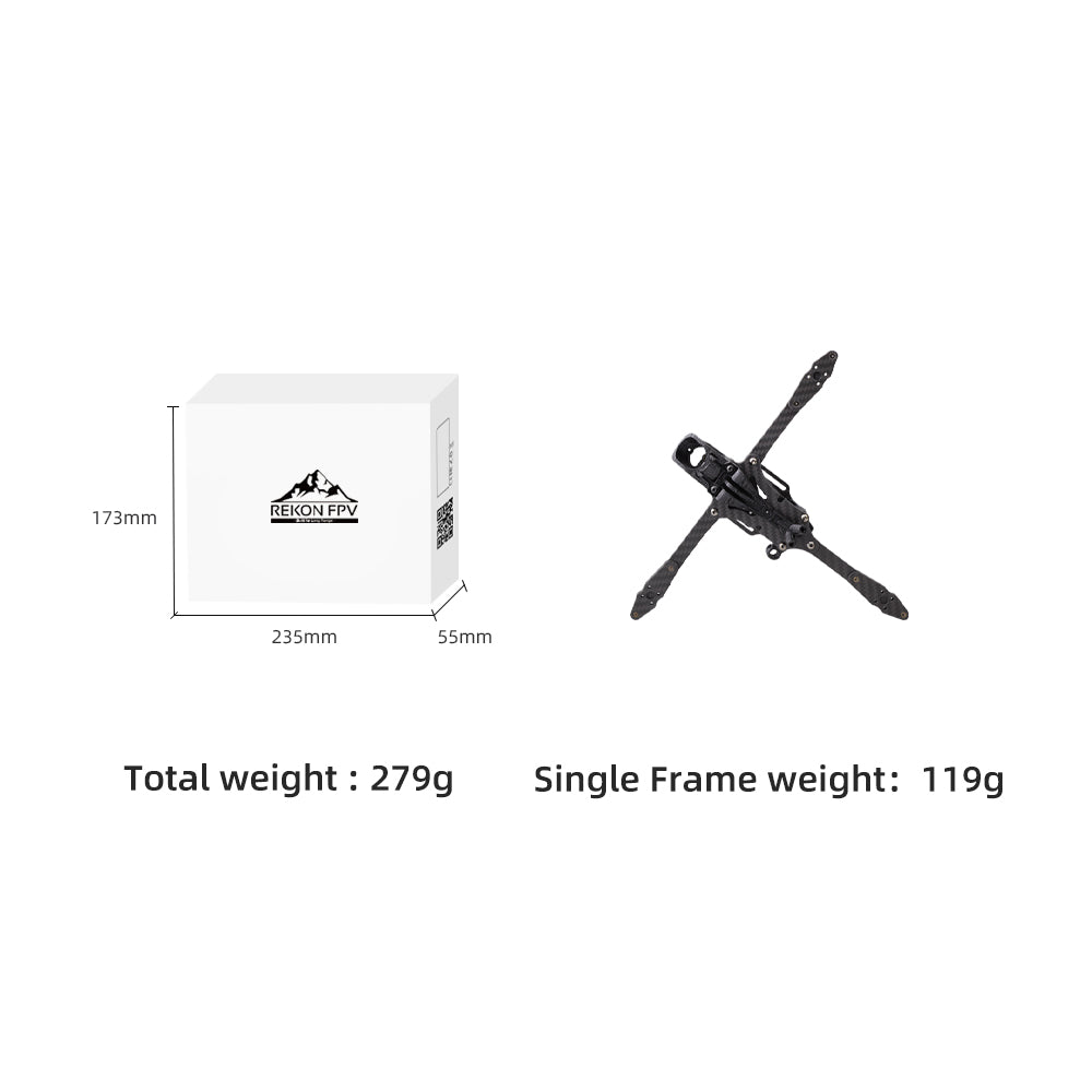 HGLRC Rekon Y6 Frame Kit 5 Inc - Drone Kit Hexacopter のレビューと価格