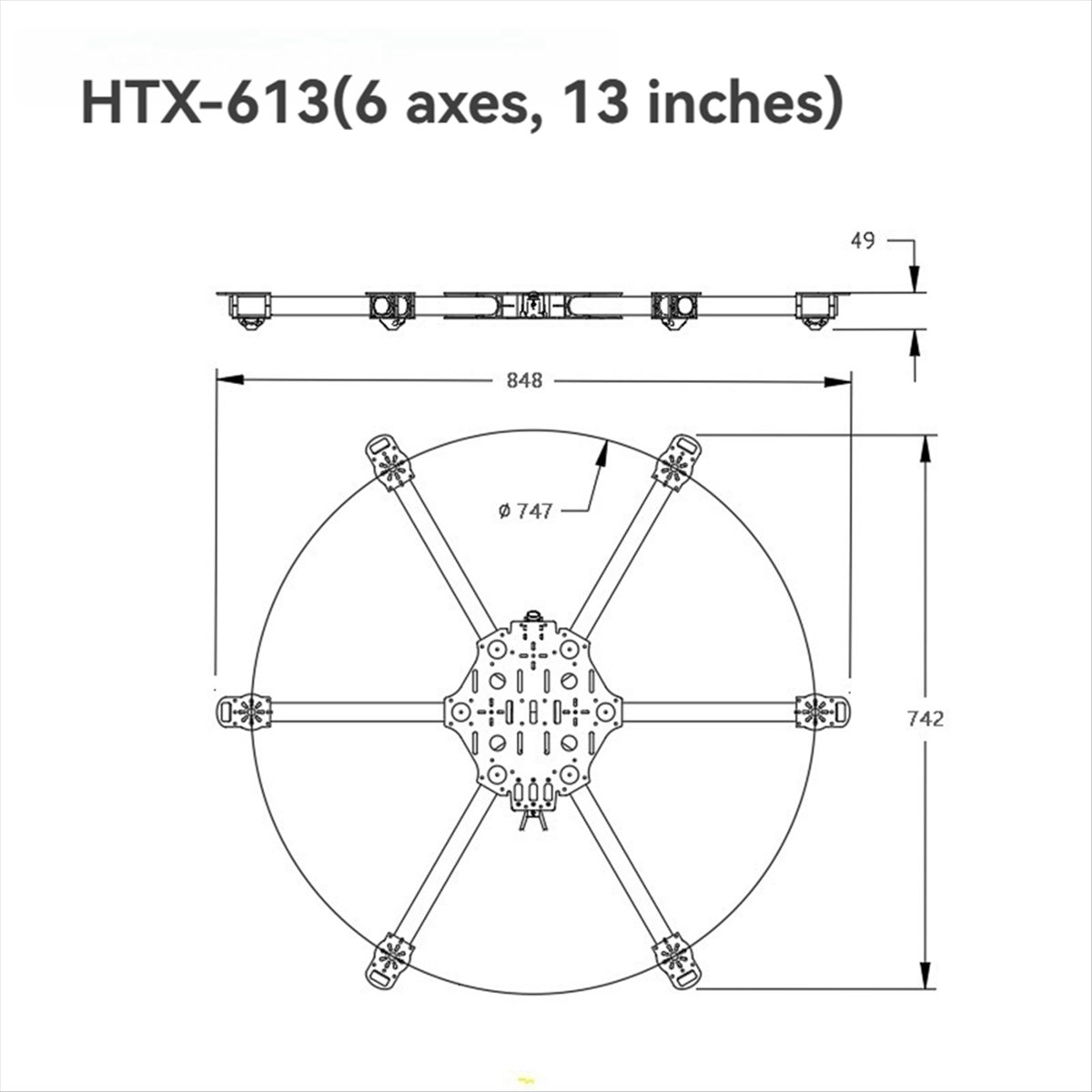 ~【A485Z】Hexacopter Frame Kit f - Drone Kit Hexacopter のレビューと価格
